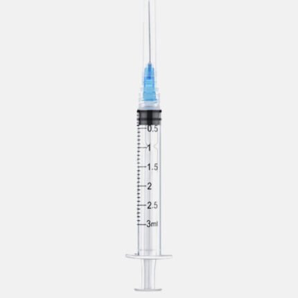 23G x 1″ (3ml) Plastic Injection Syringe with Needles (Individually Sealed Packaged)